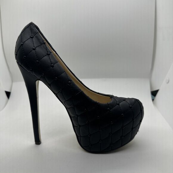 Cape Robbin CIARA-XKK-03 Platform High Heels Pumps Shoes Women's Size 7 Studded - Picture 14 of 15